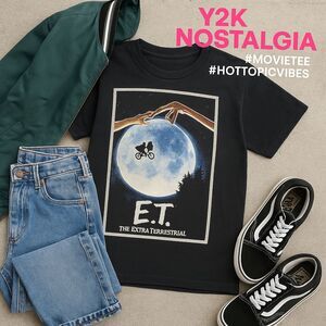 Universal Studios VINTAGE ET Phone Home Shirt Size Med if Lost Phone Home